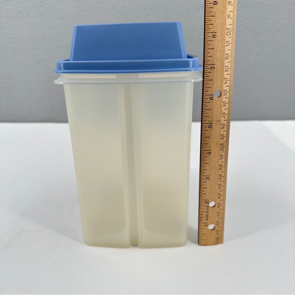 Vintage Tupperware 3 Pc Pickle Keeper Blue Lid 1560-3 1562-4 1561-6 Pick-a-Deli - Picture 11 of 13